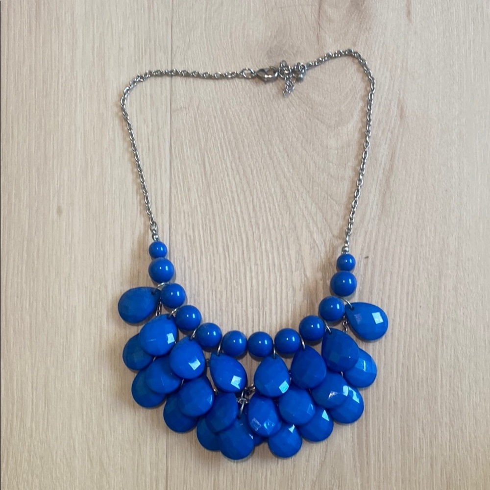 Blue Statement Necklace